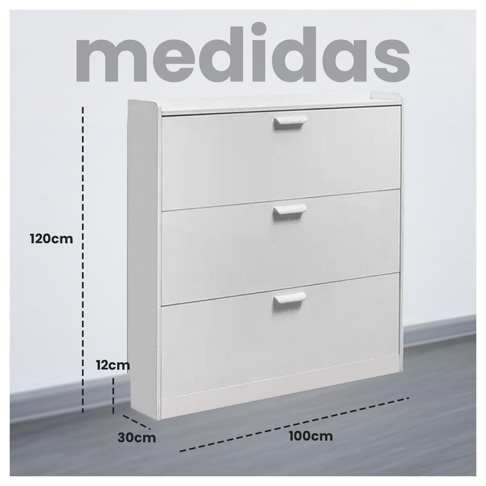 Zapatera Organizadora Vtrin Xxl Para 25 Pares Y Tallas Grandes Hasta 44 image number 6.0