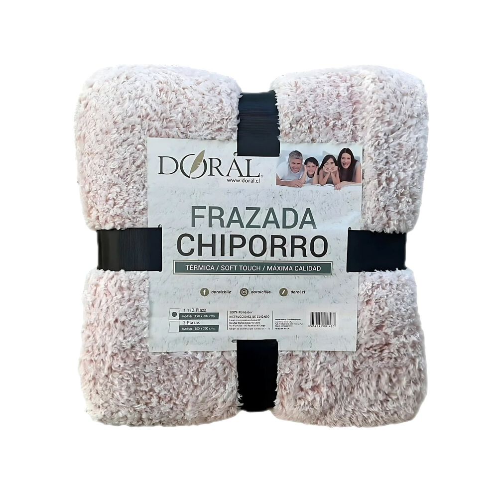 Frazada Chiporro Two Tones 1.5 Plazas Tonos Claros - Ps image number 0.0