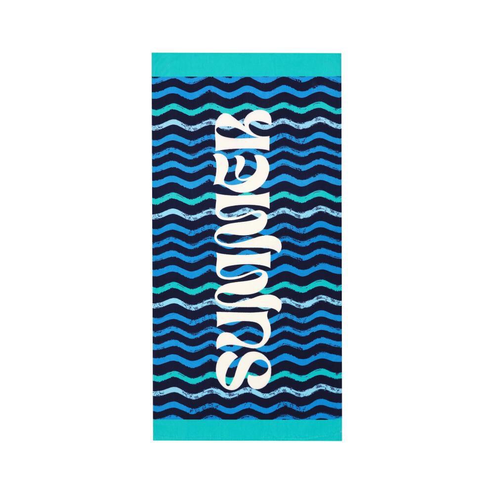 Toalla De Playa Casaideal Waves / 75 X 150 Cm image number 0.0
