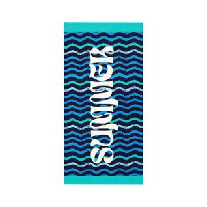 Toalla De Playa Casaideal Waves / 75 X 150 Cm