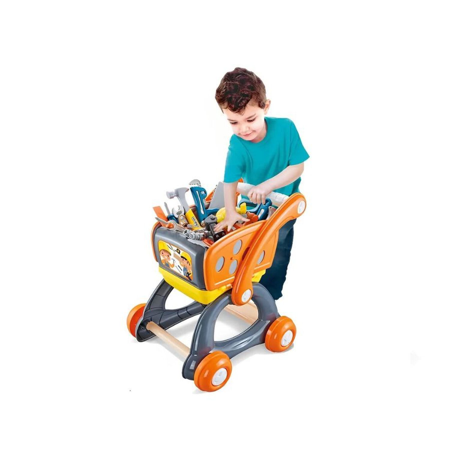 Set Herramientas Juguete 2 En 1 Carrito Did&aacute;ctico Ni&ntilde;os image number 5.0
