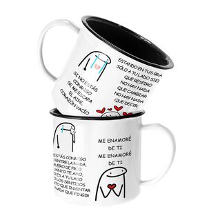 Taza Enlozada Lechera Chayanne Me Enamor&eacute; De Ti