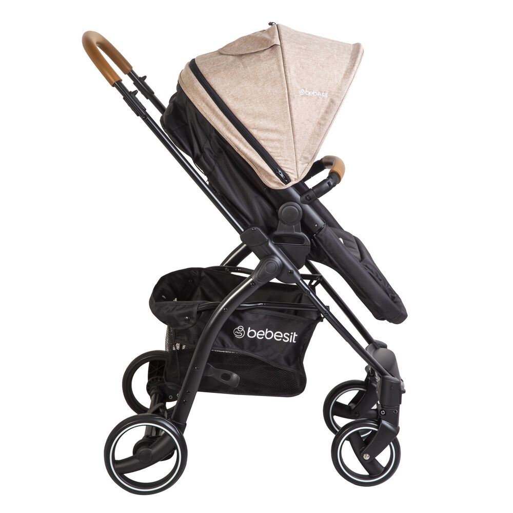 Coche Cuna Travel System F&eacute;nix Beige image number 4.0
