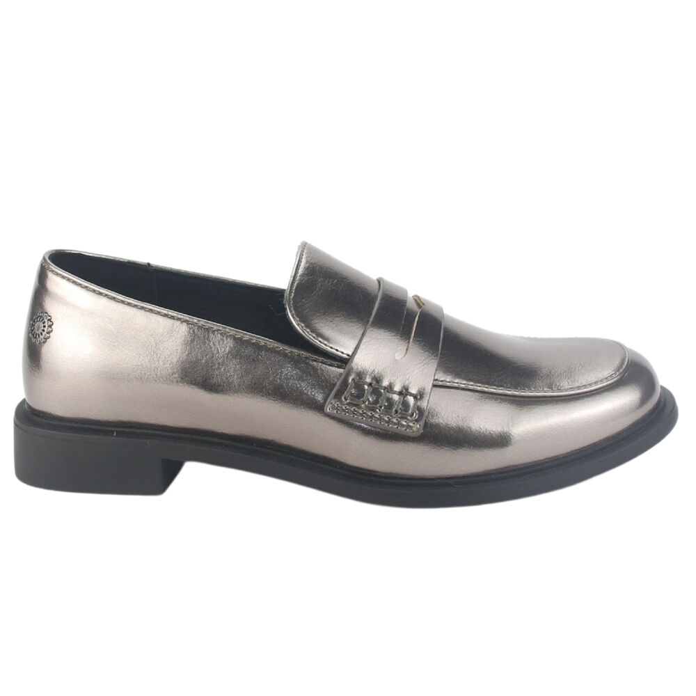Mocasin Chalada Mujer Mocca-2 Plateado Casual image number 0.0
