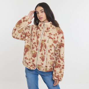 Chaqueta Polar Estampado Cuello Alto Mujer Ocean Pacific