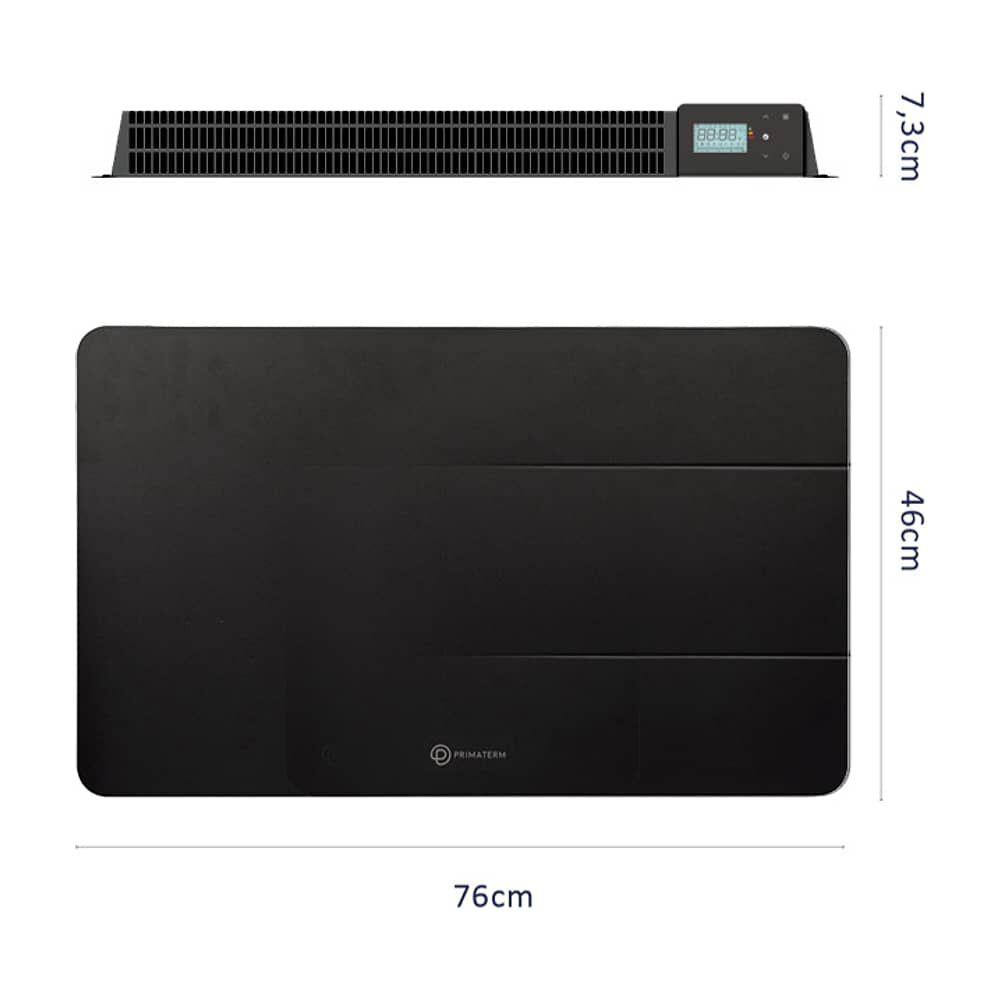 Estufa Radiador Calefactor &Oacute;nix Cer&aacute;mico Antracita 1500w Primaterm image number 2.0