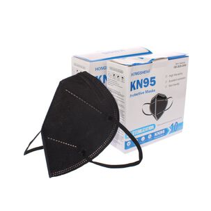 20 Mascarillas Kn95 Negra V&iacute;a Franca Art. 0maskkn95blackx20