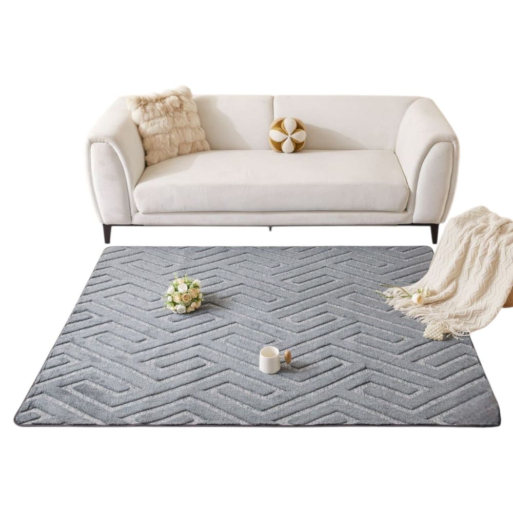 Alfombra Rectangular Para Living 160x200cm Jacquard image number 0.0