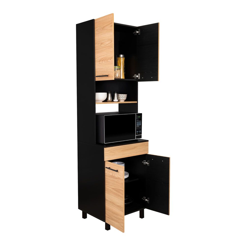 Mueble Para Microondas Caf&eacute; Claro 210x60x49,1 Cm image number 2.0
