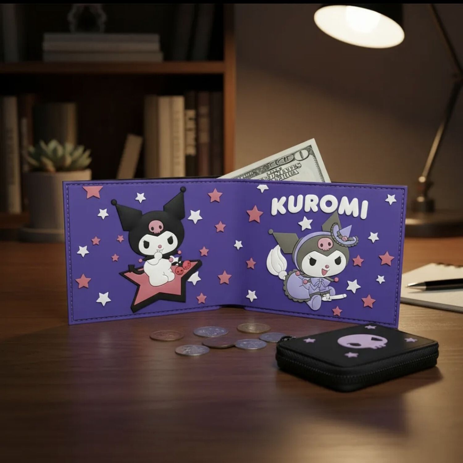 Billetera De Kuromi Engomada image number 1.0