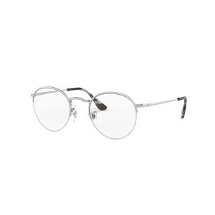 Lentes &Oacute;pticos Round Gaze Gris Ray-ban Optical