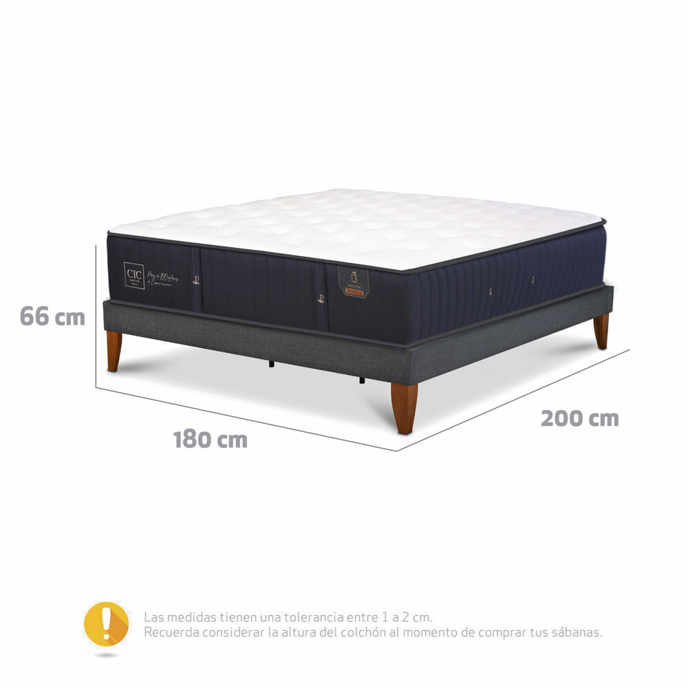 Cama Europea Cic Premium / King / Base Normal image number 2.0