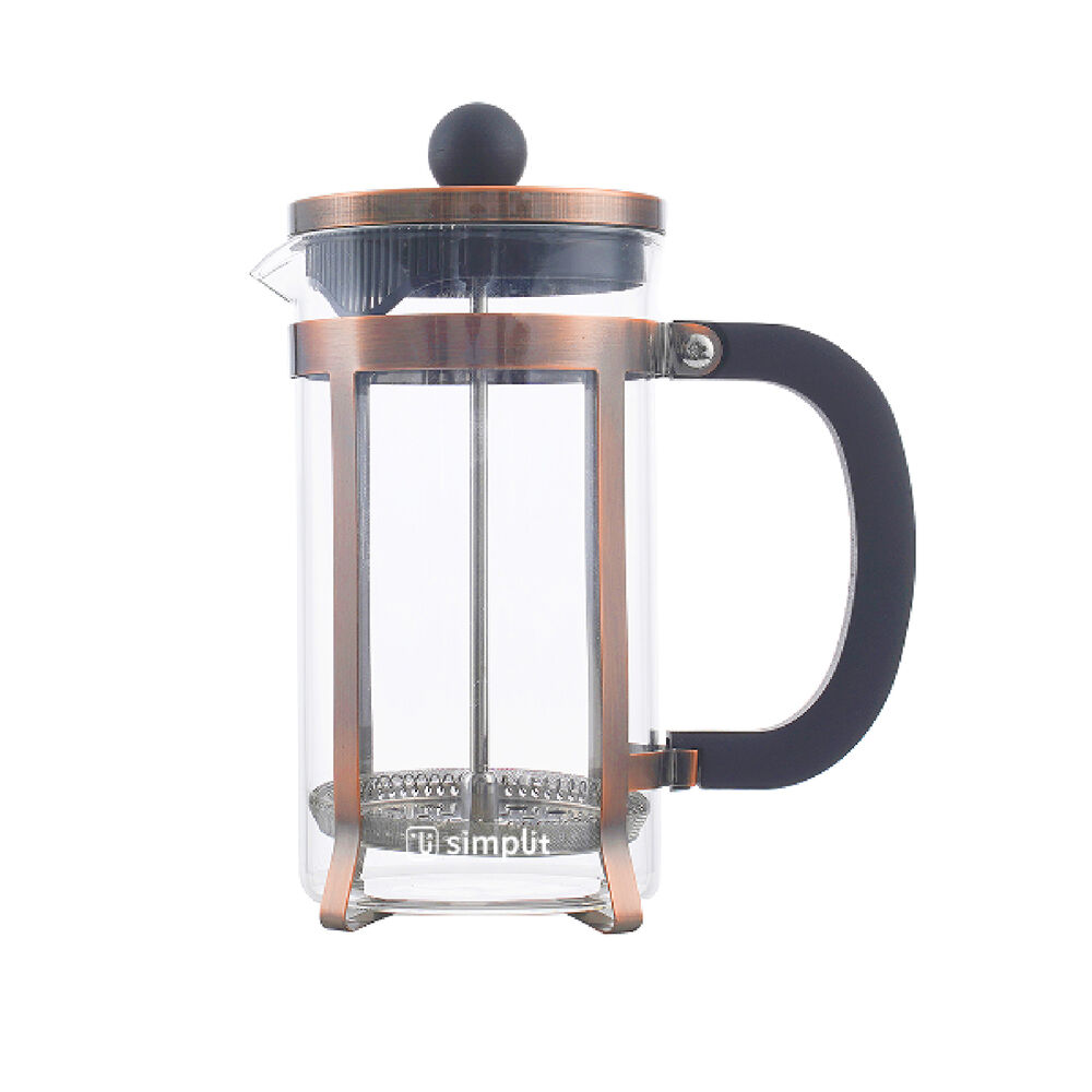 Pack Cafetera Francesa 600 Ml + Taza Vidrio 350ml Simplit image number 3.0