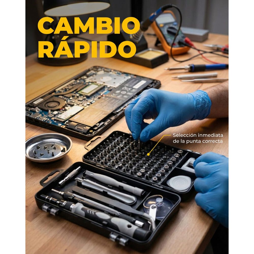 Juego Destornilladores Precisi&oacute;n Magenitcos Set 115 En 1 image number 2.0