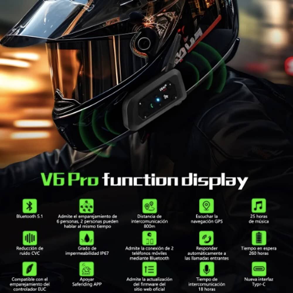 Intercomunicador V6pro image number 2.0