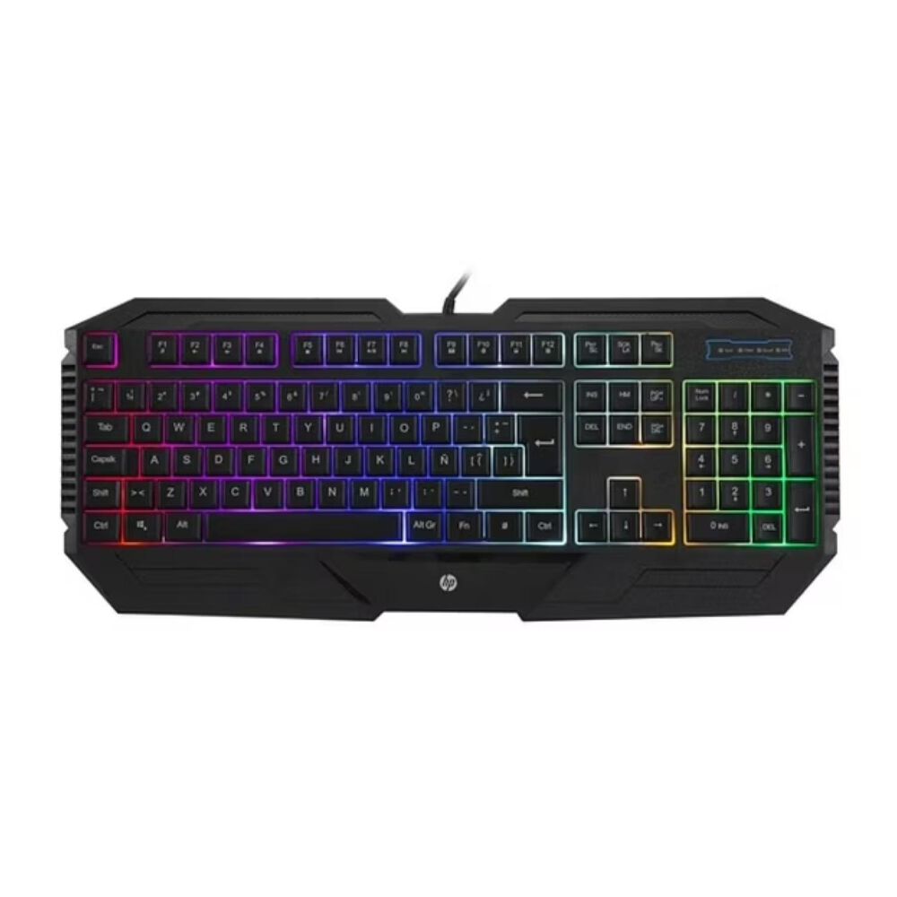 Teclado Gamer Usb Retroiluminado Rgb Negro K110 image number 1.0
