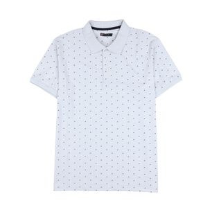 Polera Estampada Manga Corta Cuello Piqu&eacute; Hombre Herald