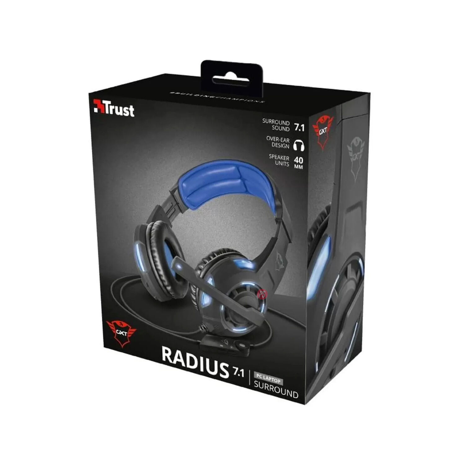 Aud&iacute;fonos Gamer Led Azul Sonido 7.1 Gxt 350 Radius - Ps image number 5.0
