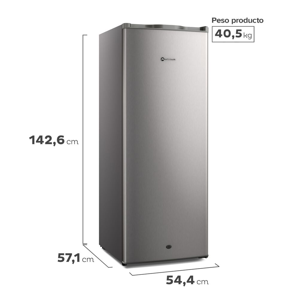 Freezer M265v Inox 168l Vertical Mademsa image number 2.0