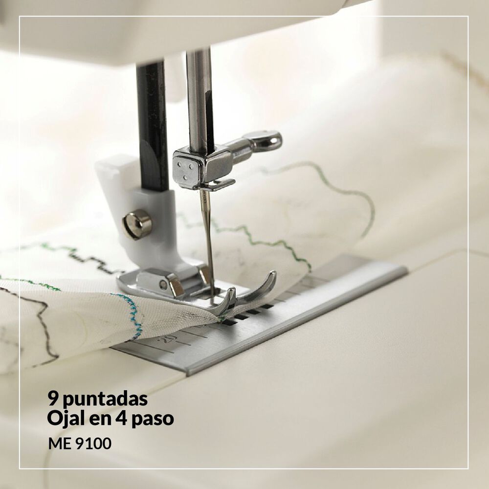 Combo Merritt Máquina De Coser Me 9100 + Máquina Overlock Max image number 6.0