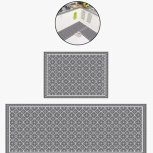 Pack 2 Alfombras Cocina Antideslizante
