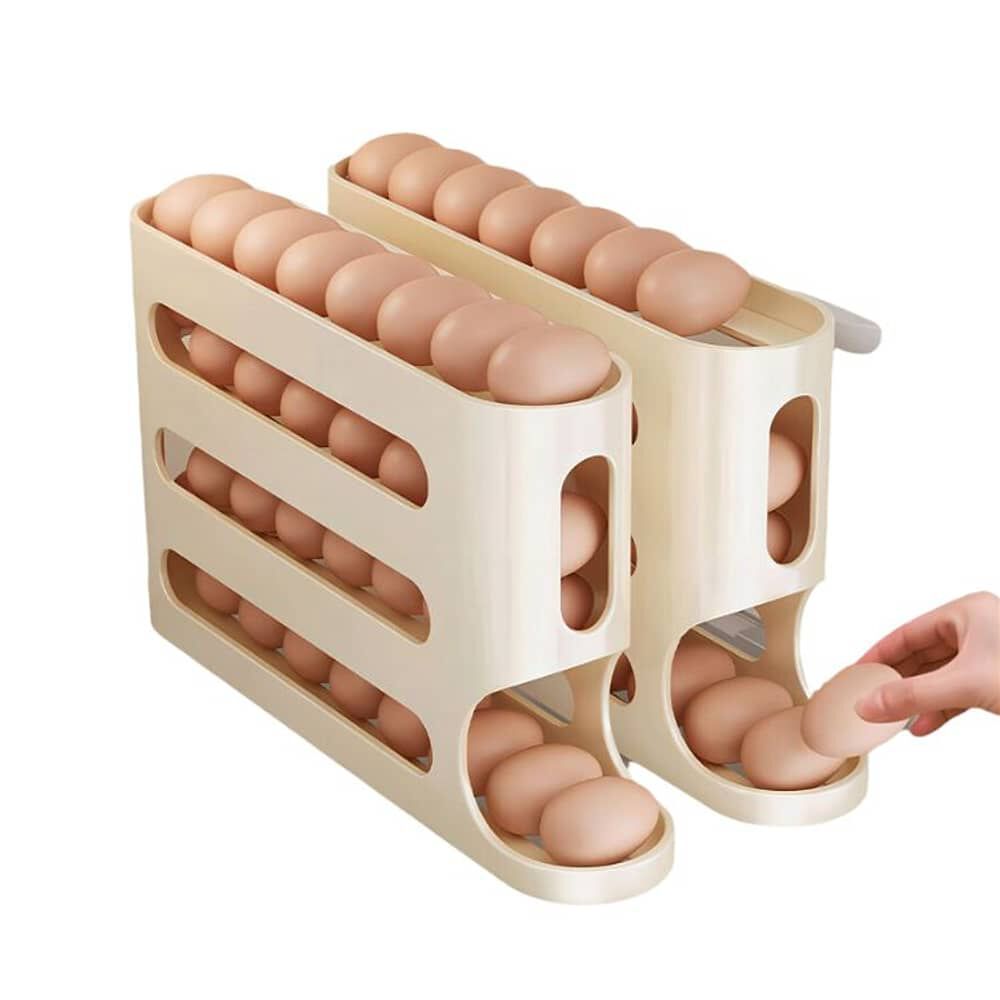 Pack 2 Soporte De Huevos 4 Niveles Deslizante image number 2.0