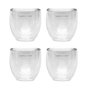Set 4 Tazas Simple Cook Espresso