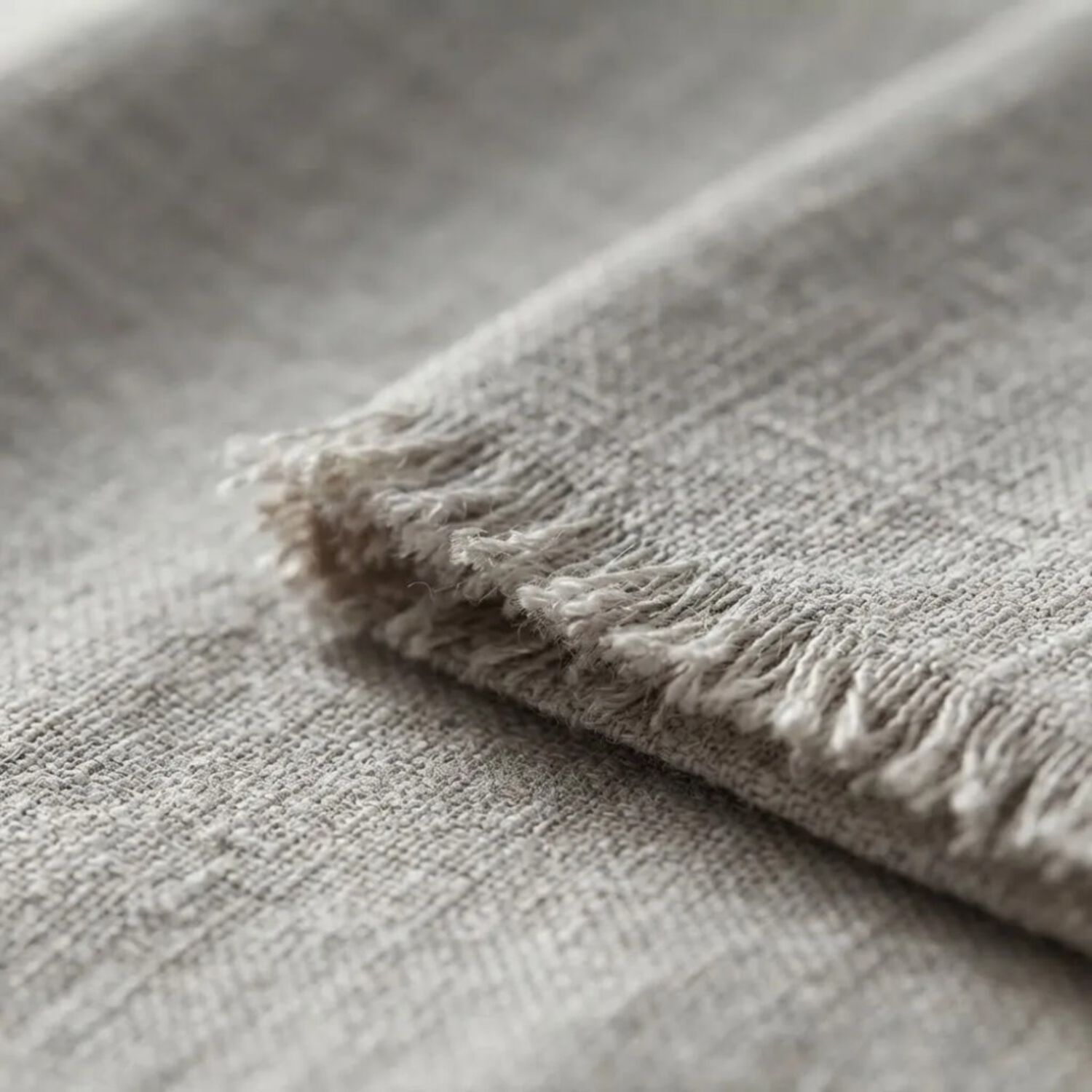 Set De 6 Servilletas De Lino Gris 41x41 Cm image number 2.0