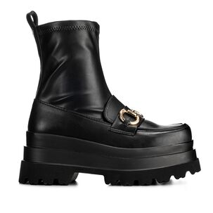 Botin Negro Casual Mujer Weide Czy578