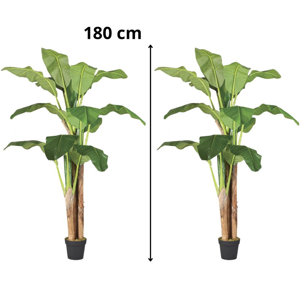 2x1 Plantas Artificiales Premium Banano 180 Cm Arbusto Real image number 1.0