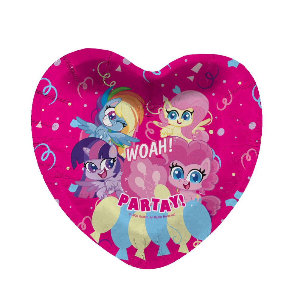 Set 6 Platos Carton 18 Cm My Little Pony image number 0.0