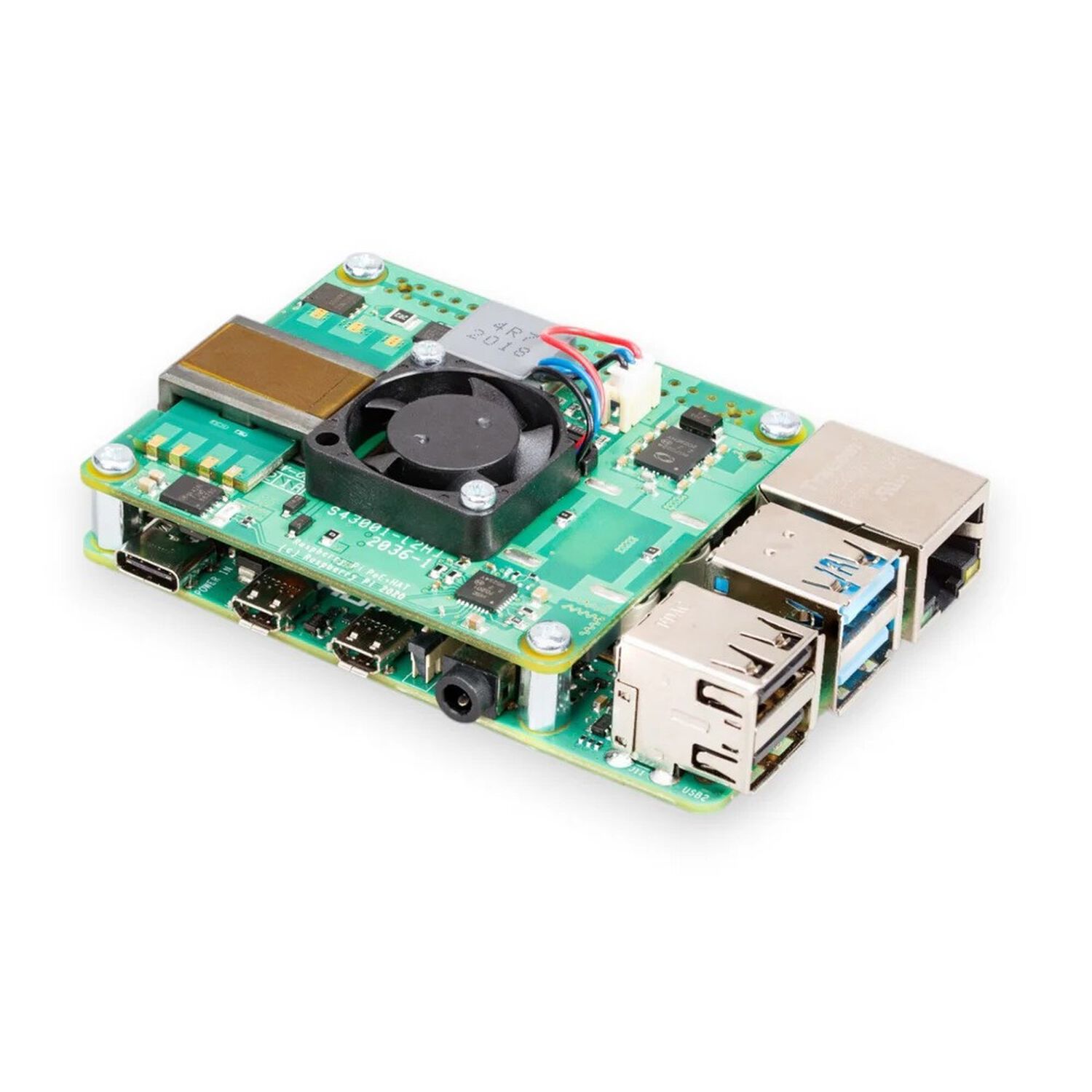 Raspberry Pi Poe+ Hat &ndash; Power Over Ethernet image number 0.0
