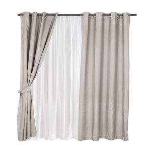 Set De Cortinas Mashini Pucon / 8 Piezas / 220x145