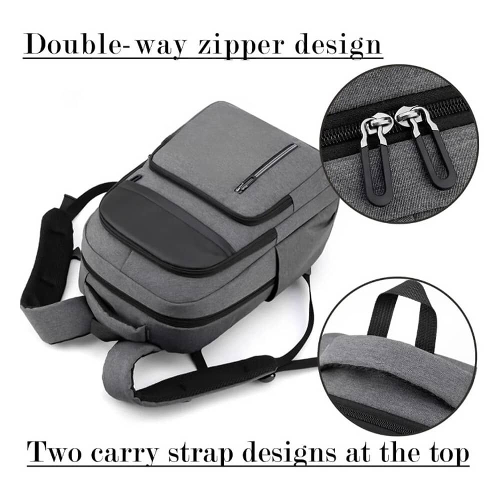 Bolso Mochila Transporte Antigolpes Para Playstation 5 Ps5 Gris Elegante image number 3.0