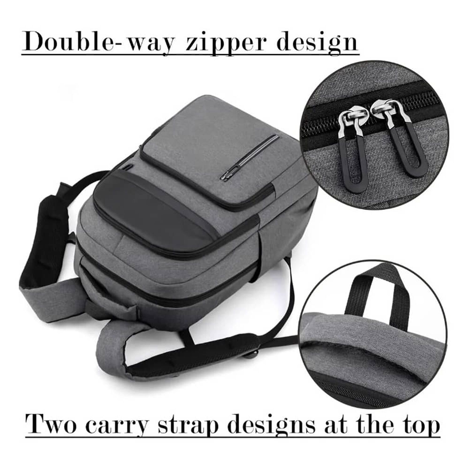 Bolso Mochila Transporte Antigolpes Para Playstation 5 Ps5 Gris Elegante image number 3.0