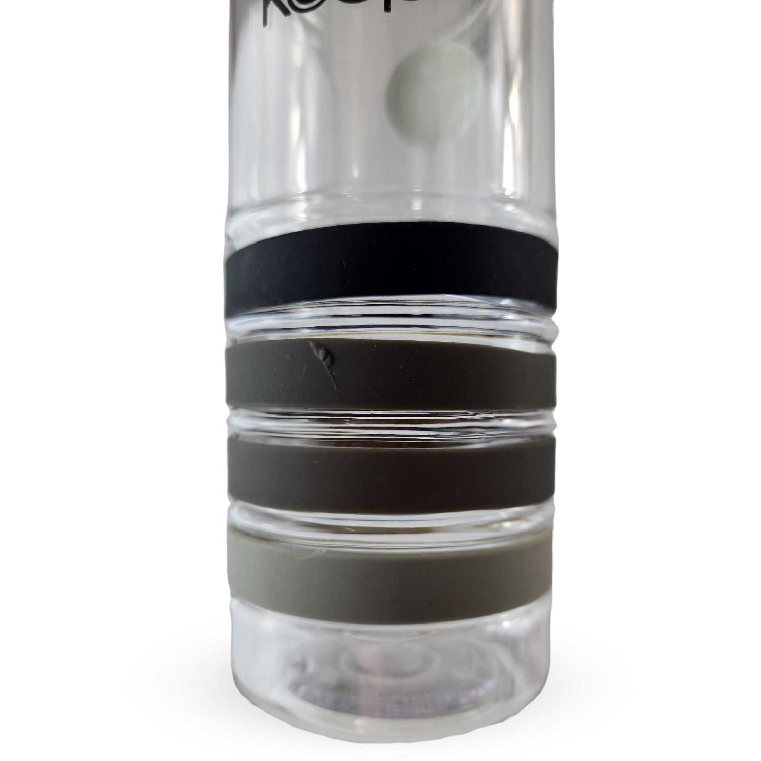 Botella Keep Bandas Colores 750ml Agua Bebidas Negro image number 6.0