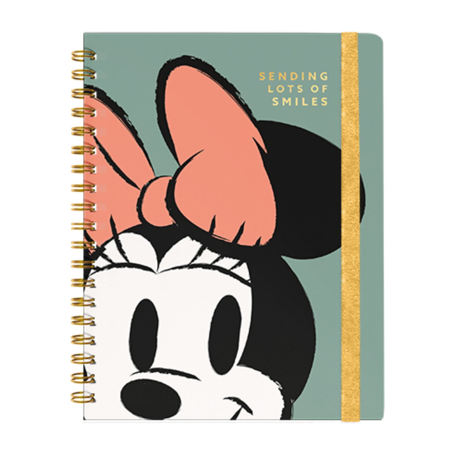 Mooving Libreta Espiral Minnie Hojas Lineadas A5 96 Hojas - Verde image number 0.0