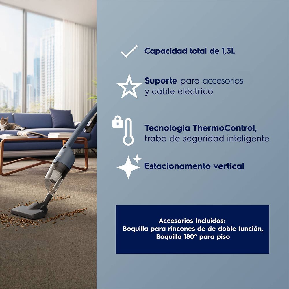 Aspiradora Vertical Electrolux Stk21 / 1.3 Litros / 1250 Watts, foto 6