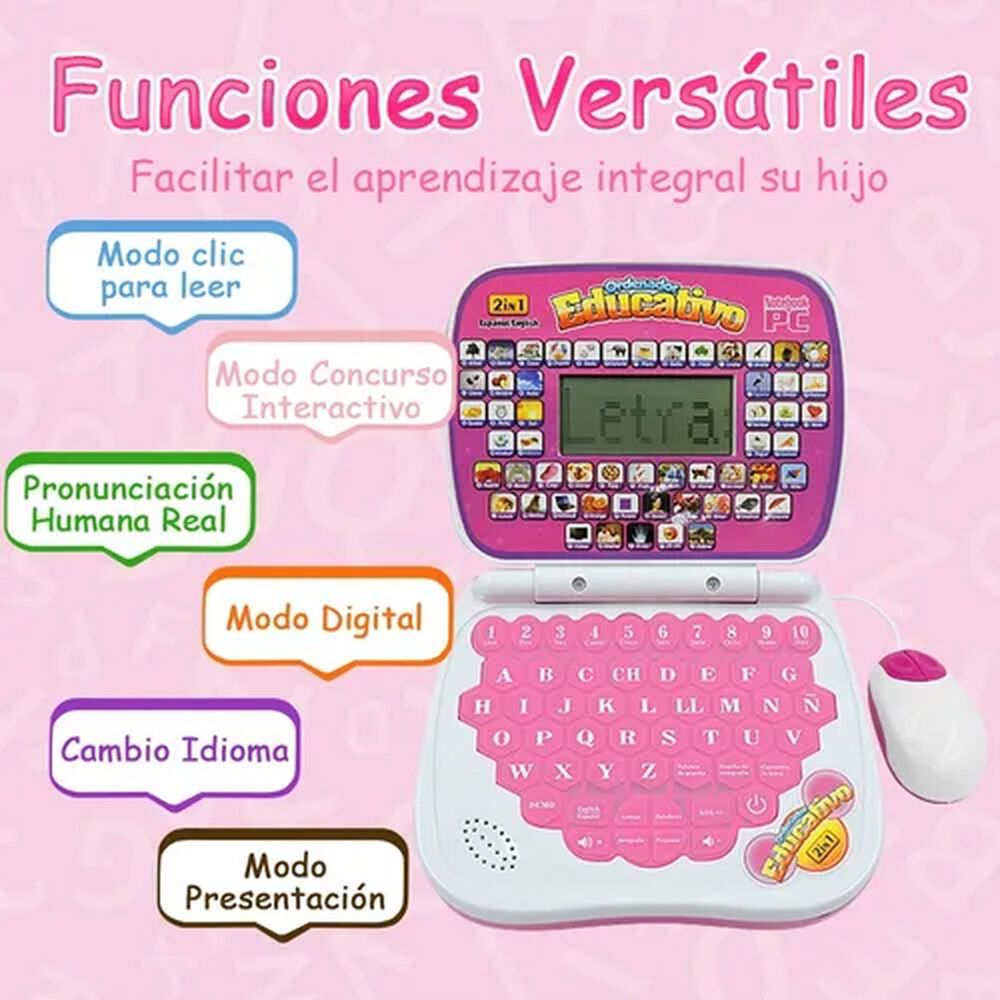 Computador Didactico Juguete Infantil Interactivo Para Niños image number 2.0