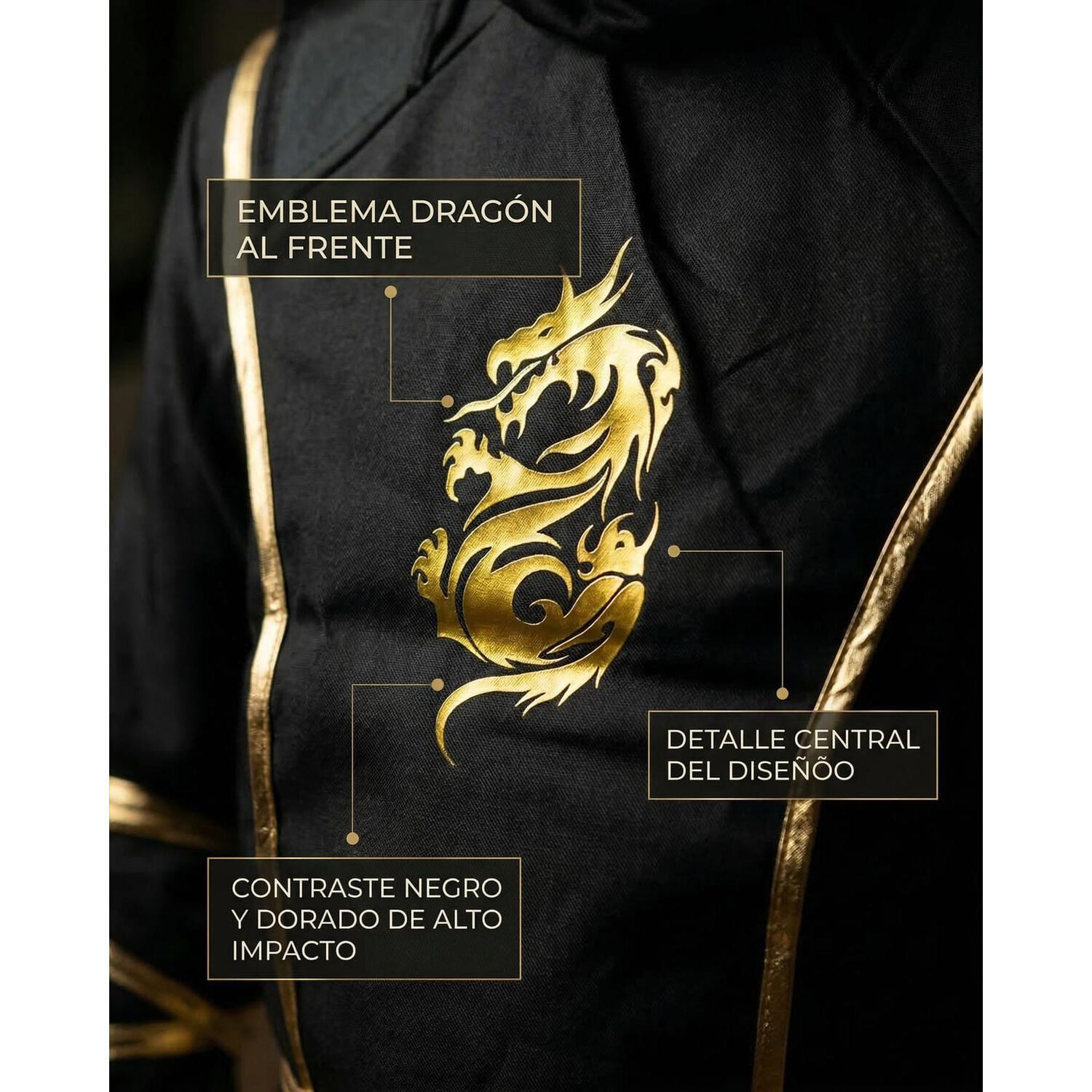 Disfraz Premium Ninja Dragon Esqueleto Camuflaje Infantil image number 29.0