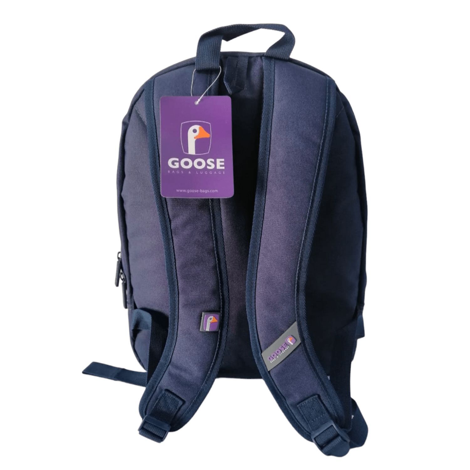 Mochila Escolar Negra Resistente Bolsillo Frontal Cremallera image number 2.0
