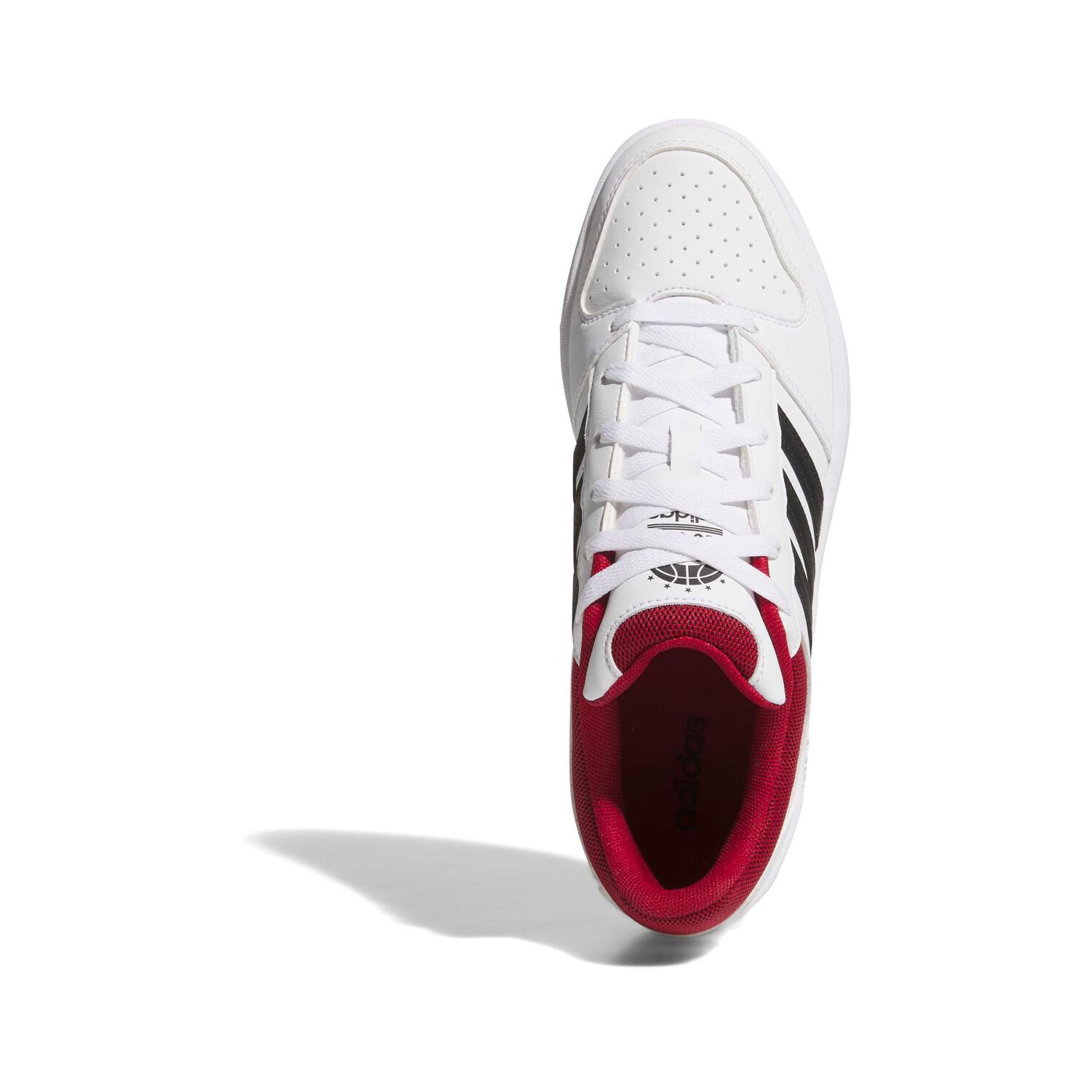 Zapatilla Basketball Hombre Adidas Hoops Classic Blanco image number 2.0