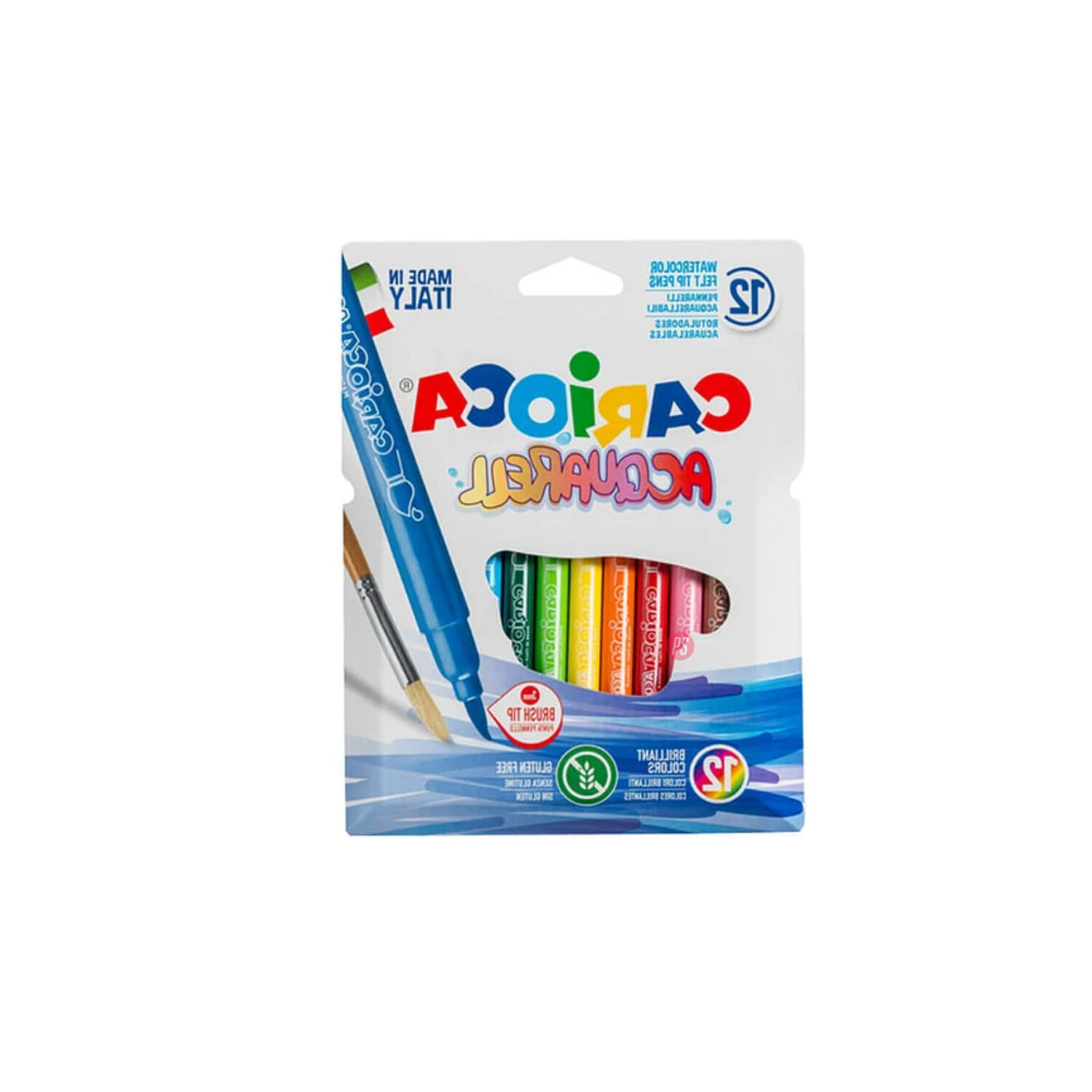 Plumones Caja 12 Colores Carioca Acquarell - Ps image number 1.0