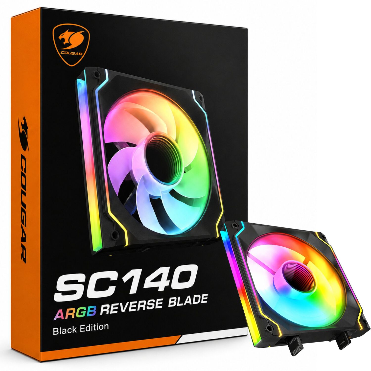Ventilador Gamer Cougar Full Argb Ultra Compacto 140mm
