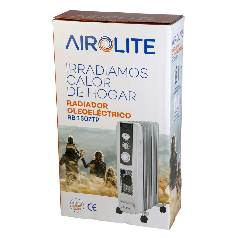 Radiador Oleoeléctrico 1500 W Modelo Rb 1507tp Airolite image number 5.0