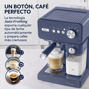 Cafetera Automática Oster Primalatte Azul Bvstem6604bl Cafetera Automática Oster Primalatte Azul Bvstem6604bl