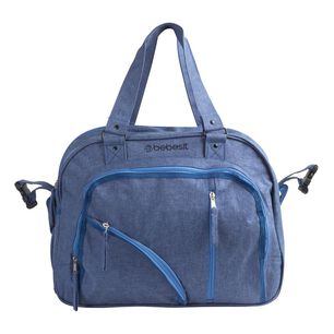 Bolso Maternal Bebesit Azul Melange