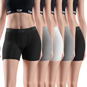 Pack Boxer Mujer Top / 5 Piezas