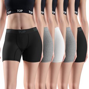 Pack Boxer Mujer Top / 5 Piezas