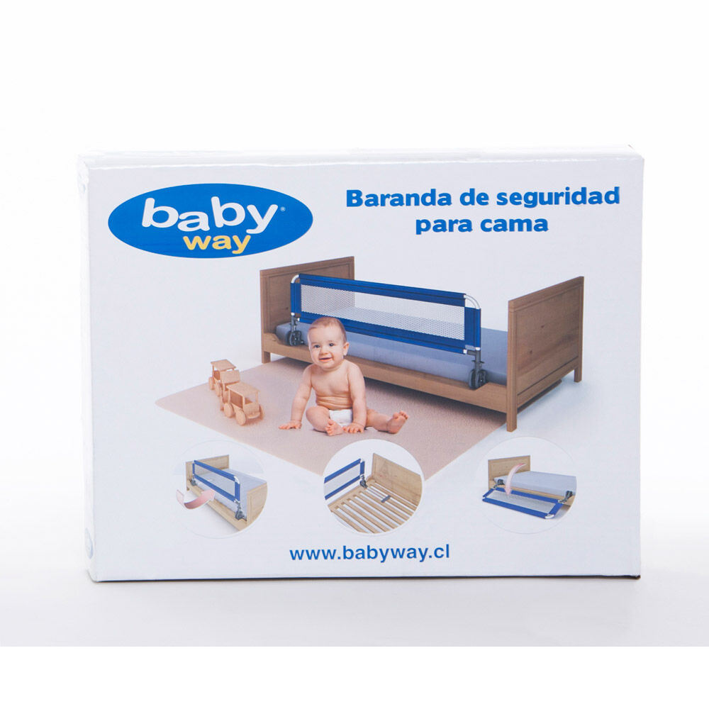 Baranda De Seguridad Cama Azul 102 cms Baby Way Bw-Brb17 image number 2.0